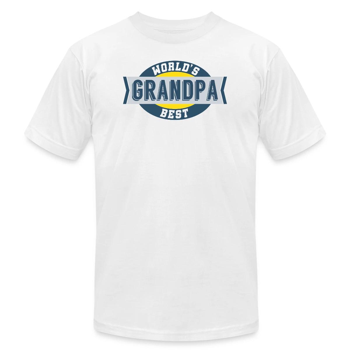 World's Best Grandpa - Jersey T-shirt
