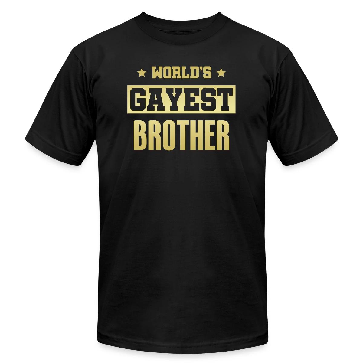 World's gayest brother - Jersey T-shirt