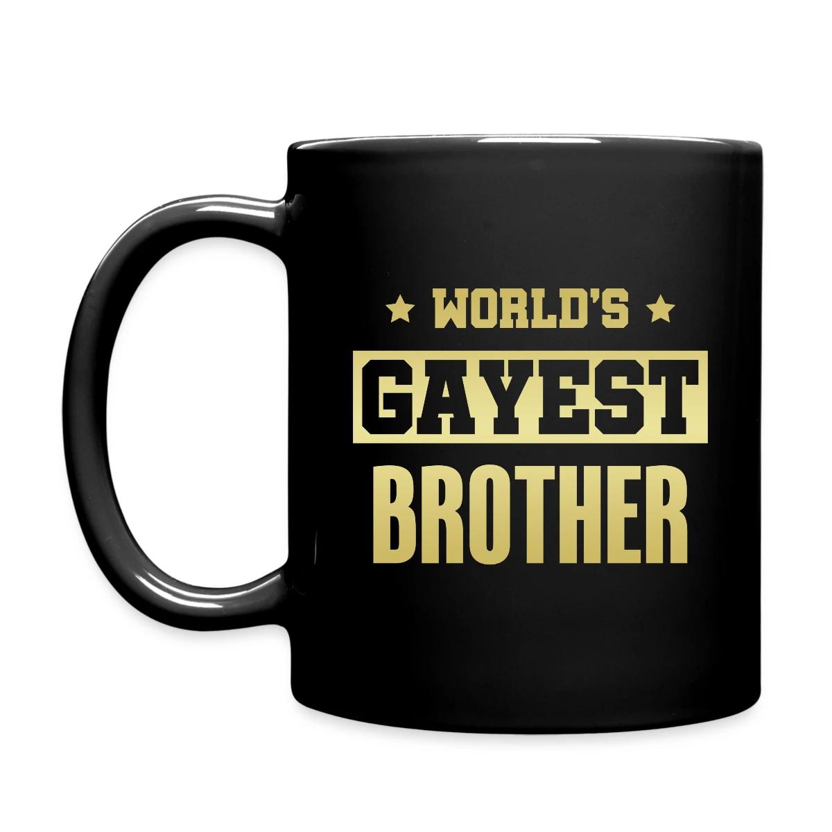 World's gayest brother - Full color mug