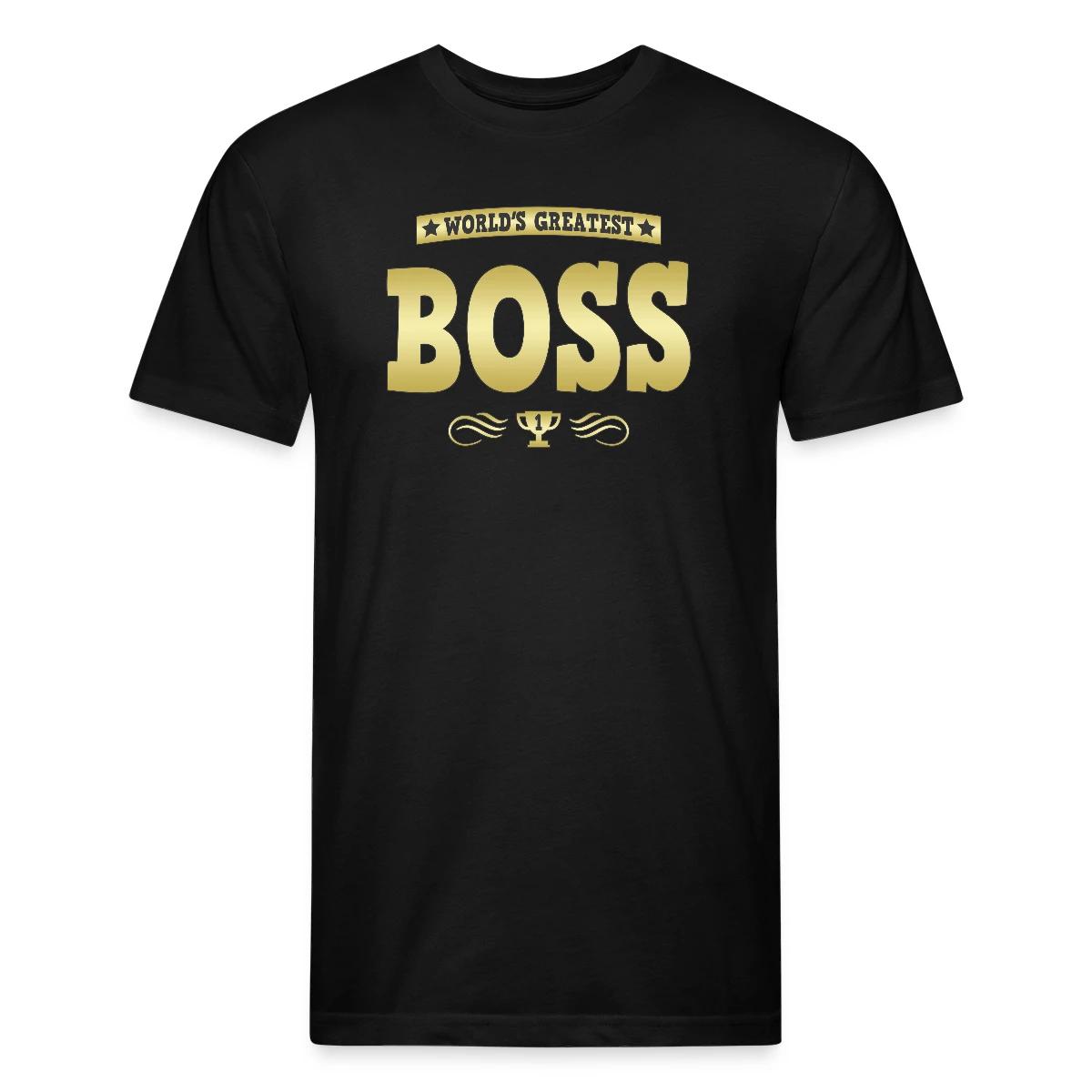 World's Greatest Boss - Men's Fitted T-shirt