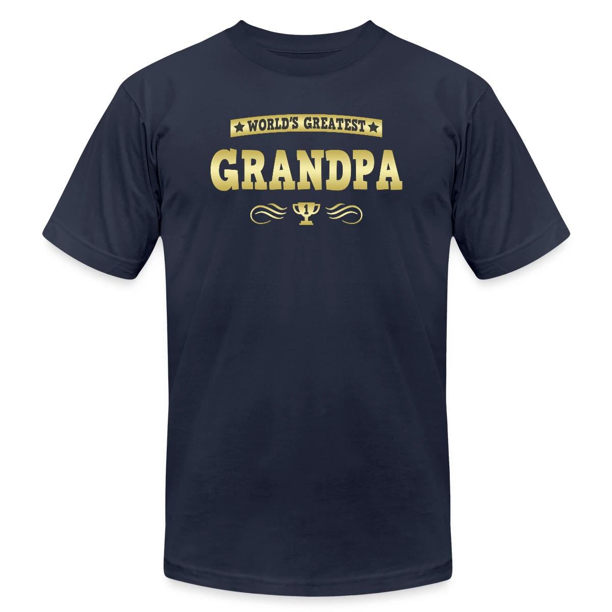 World's Greatest Grandpa - Jersey T-shirt