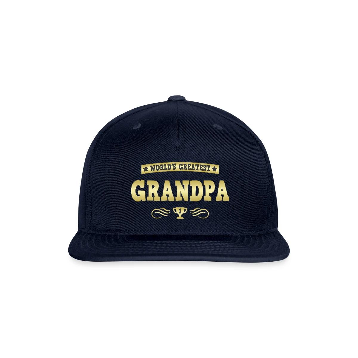 World's Greatest Grandpa - Snapback cap