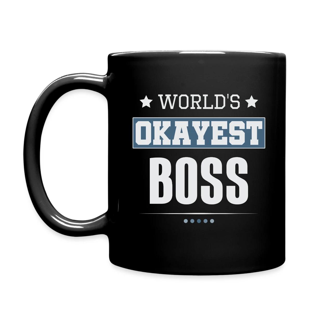 World's Okayest Boss - Full color mug
