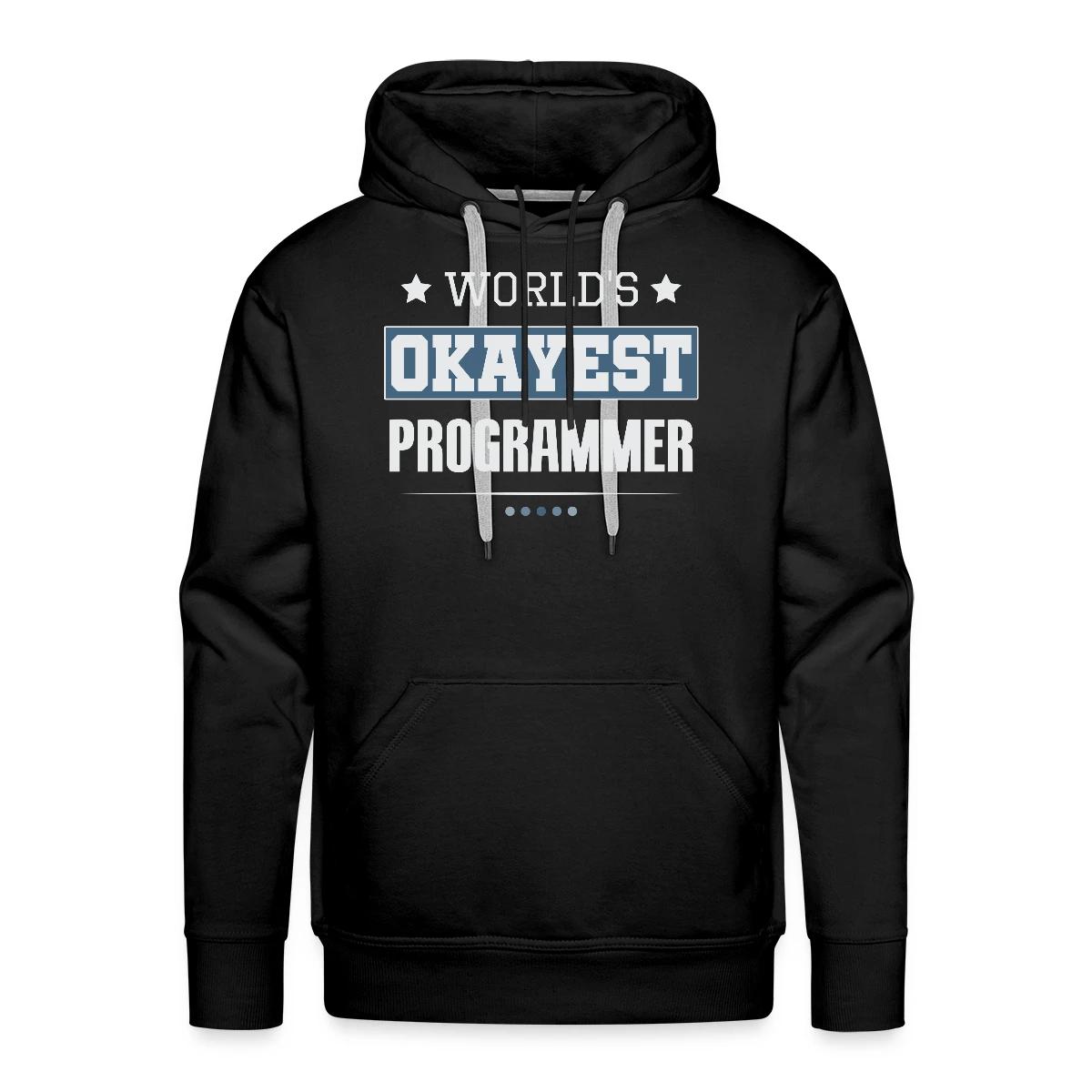 World's Okayest Programmer - Men's Premium hoodie