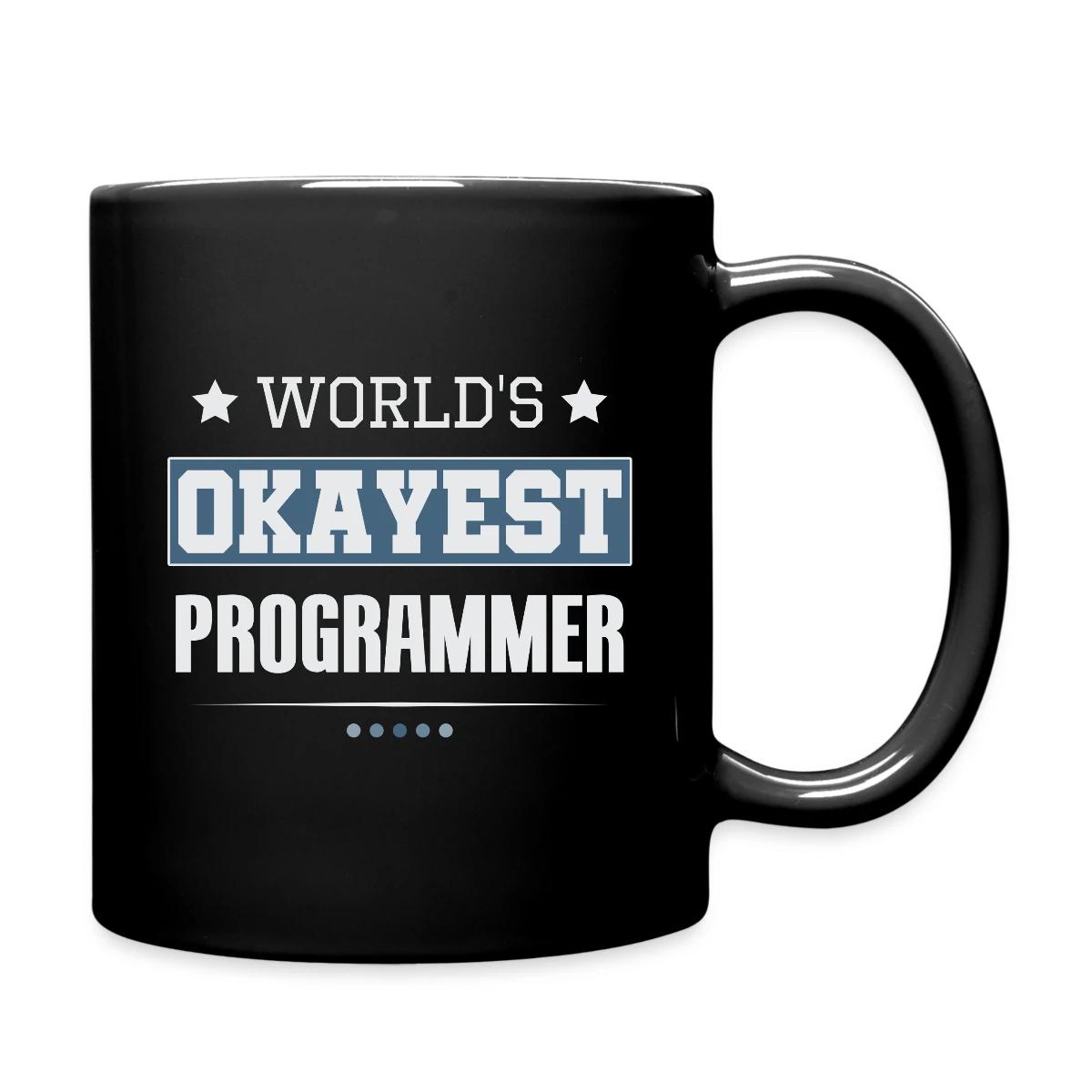 World's Okayest Programmer - Full color mug