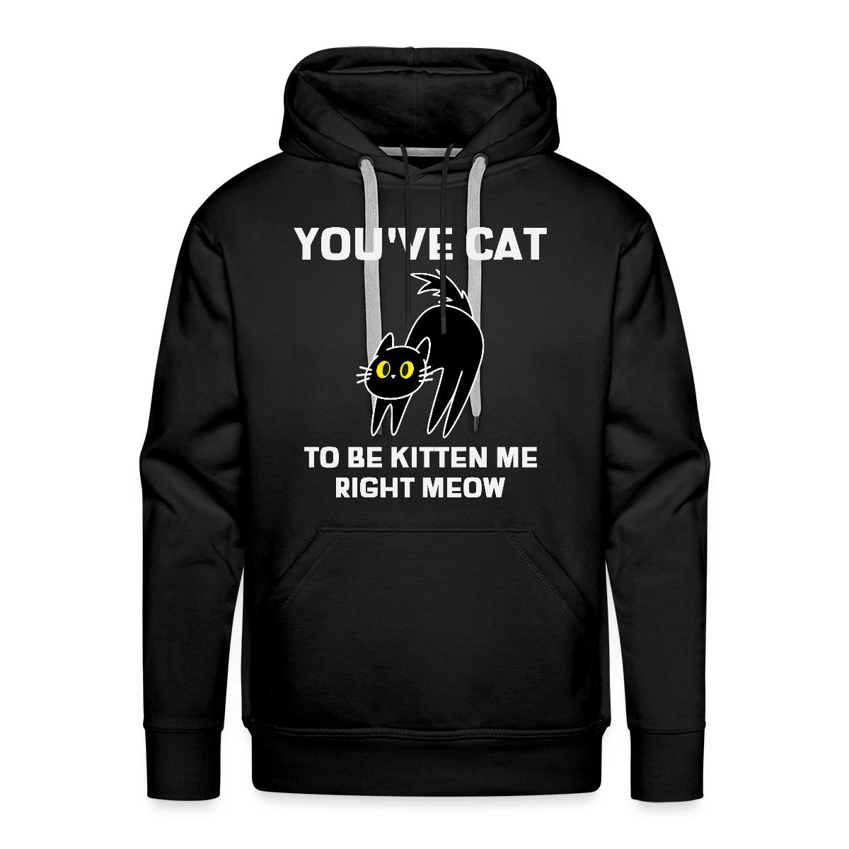 You've cat to be kitten me right meow - Men's Premium hoodie
