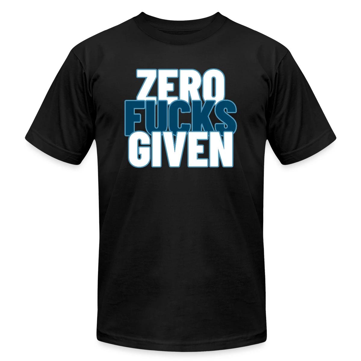 Zero fucks given - Jersey T-shirt