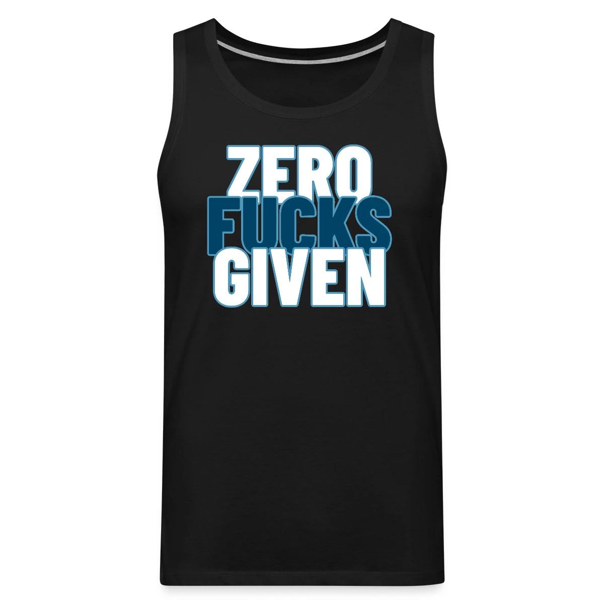 Zero fucks given - Mens's Tank tops