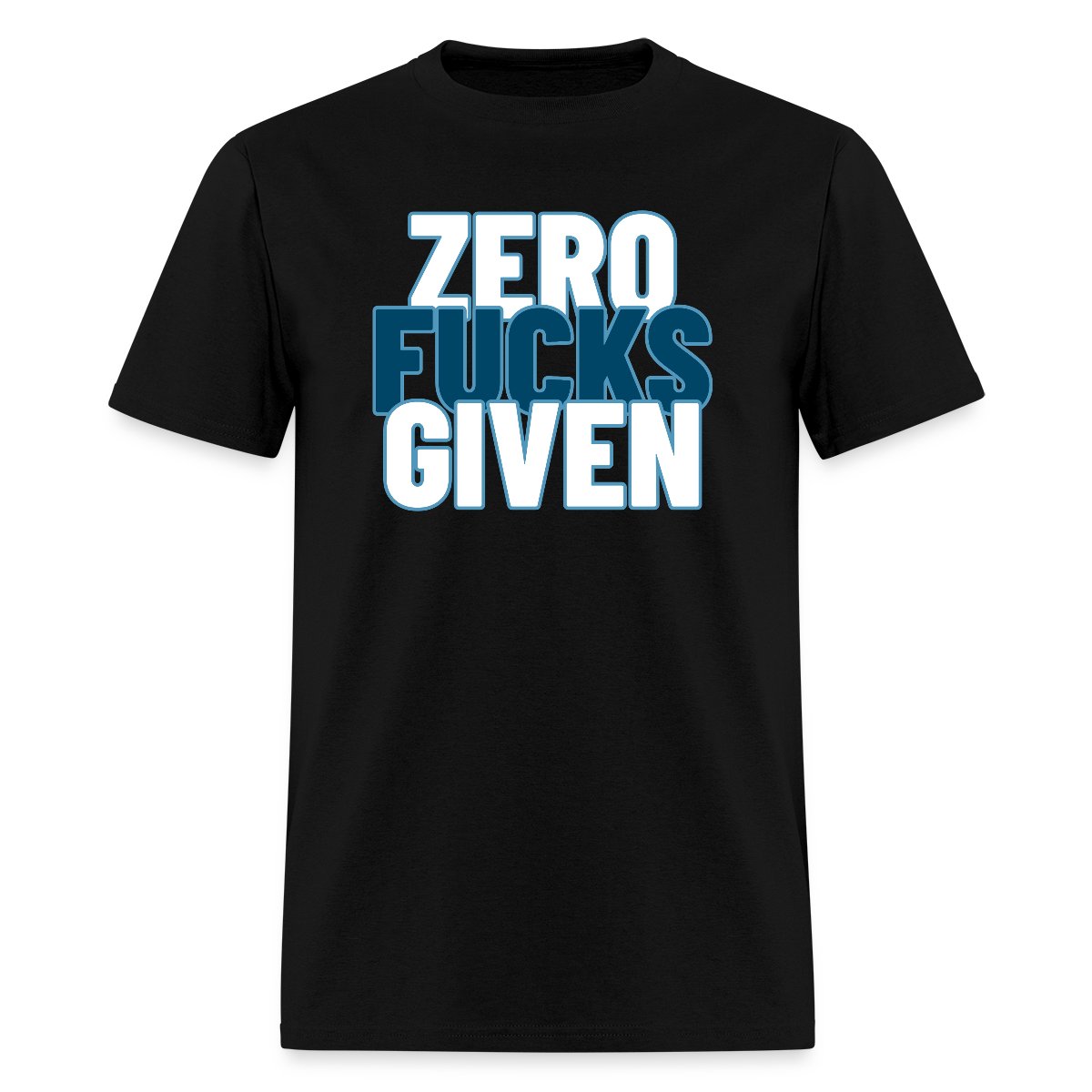 Zero fucks given - Men's T-shirt