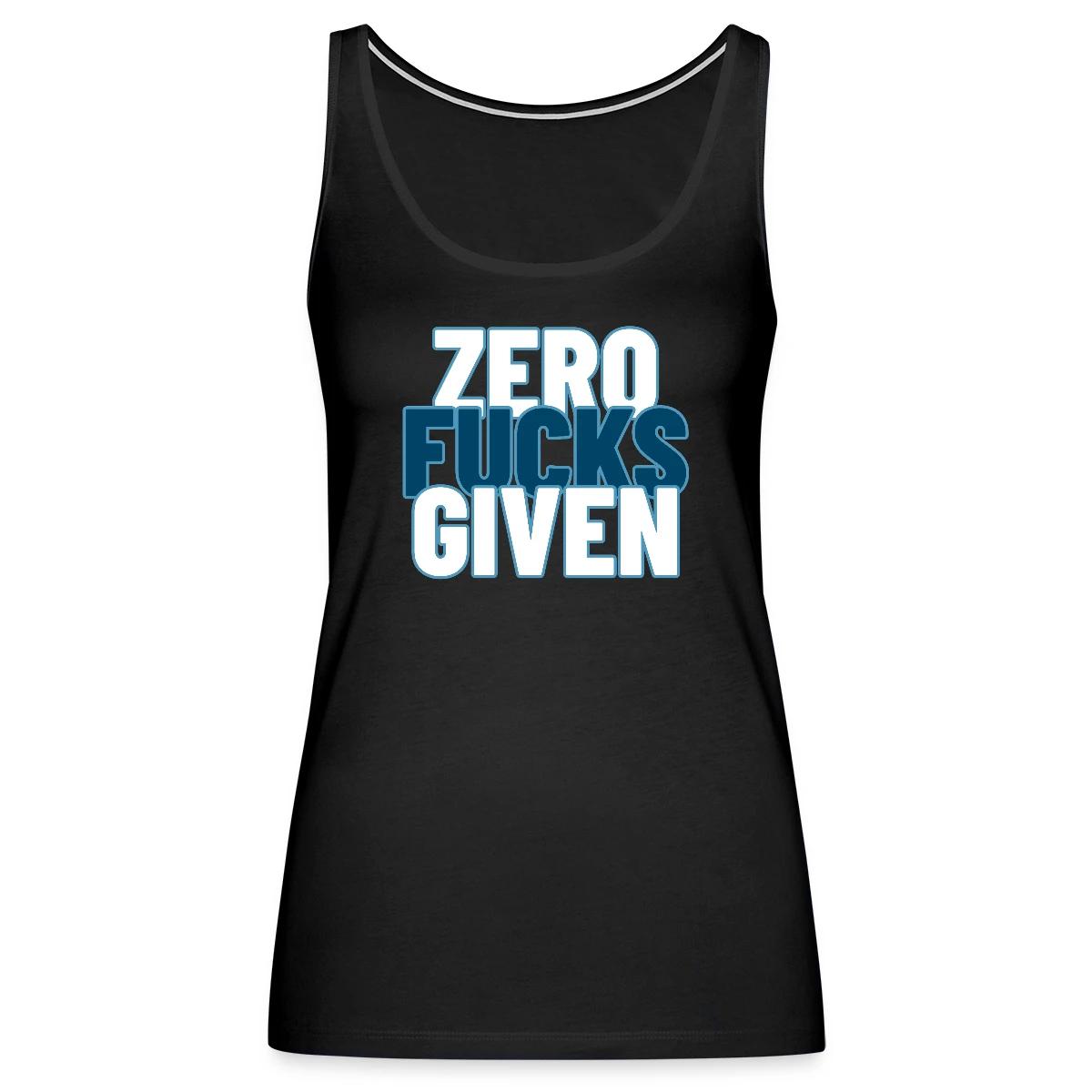 Zero fucks given - Womens's Tank tops