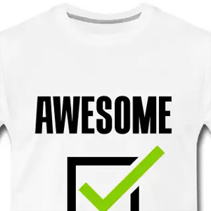 Awesome, check