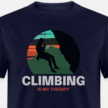 Climbing is my therapy