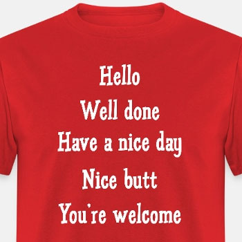 Hello Well done Have a nice day Nice butt