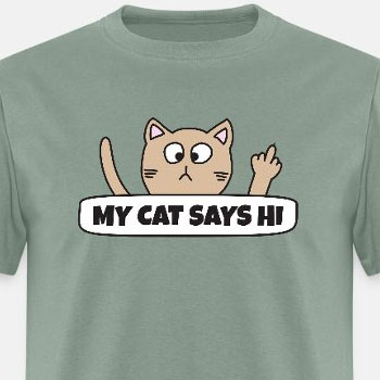 My cat says hi