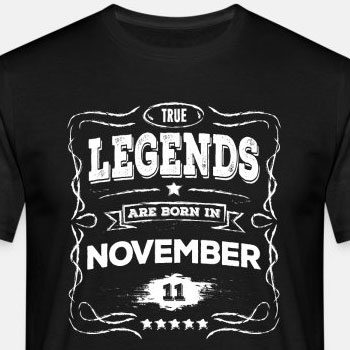 True legends are born in November